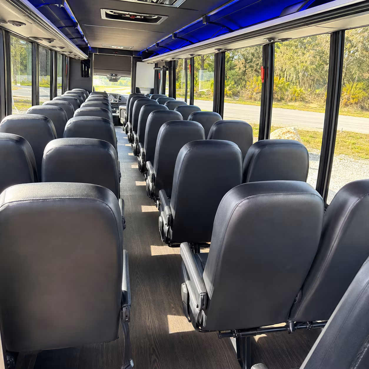 can i book a one way a round trip or a multi day package for a bus rental in north charleston