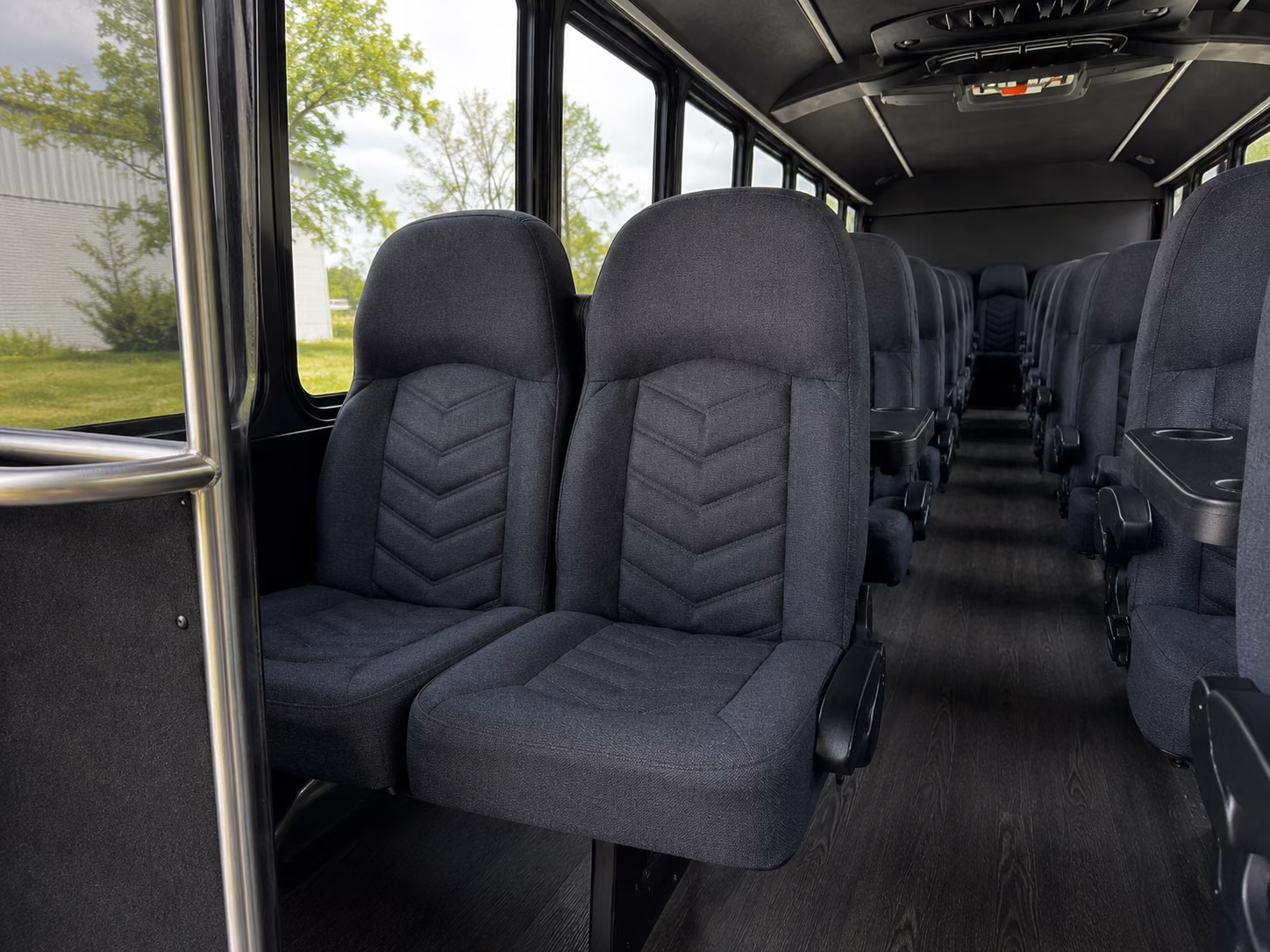 north charleston 18 passenger minibus inside