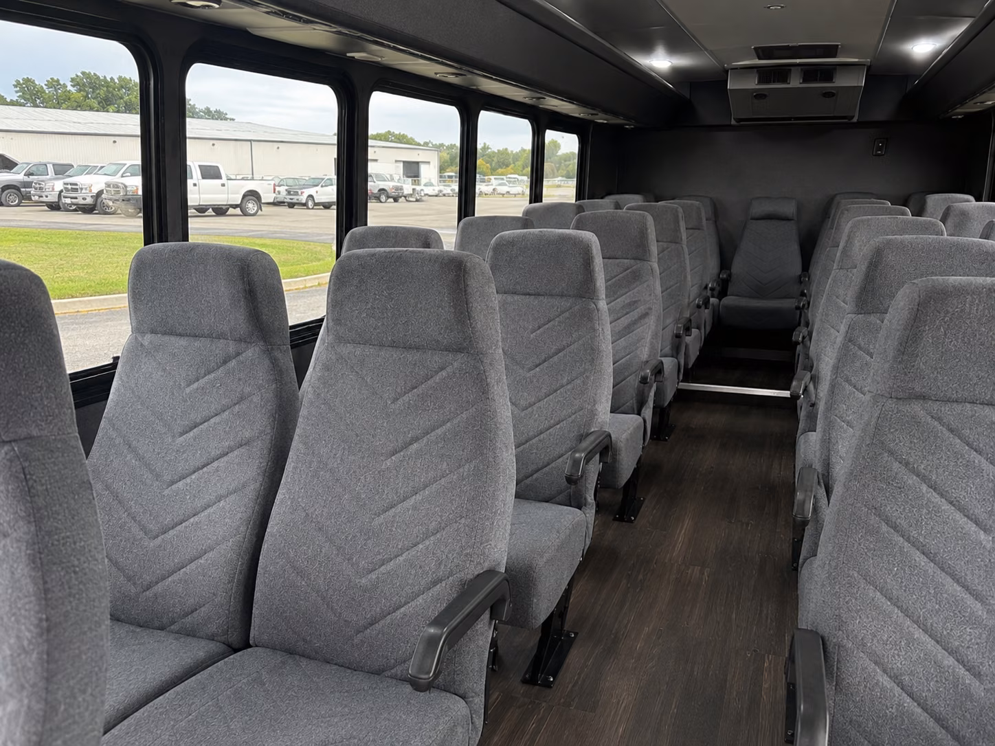 north charleston 20 passenger minibus interior