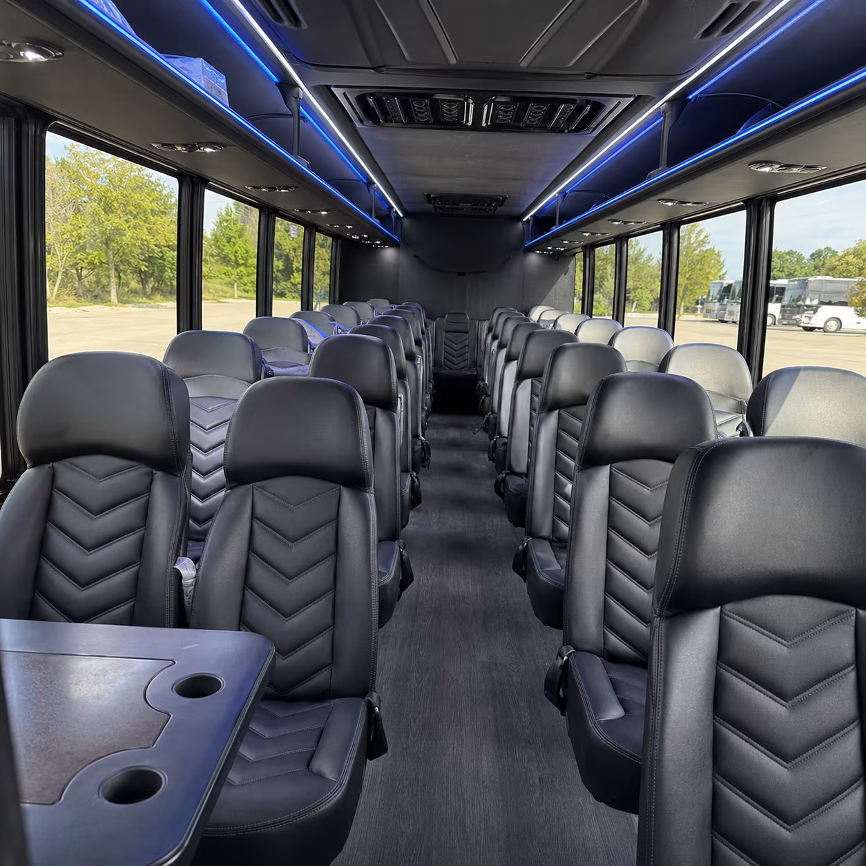 north charleston 25 passenger minibus interior