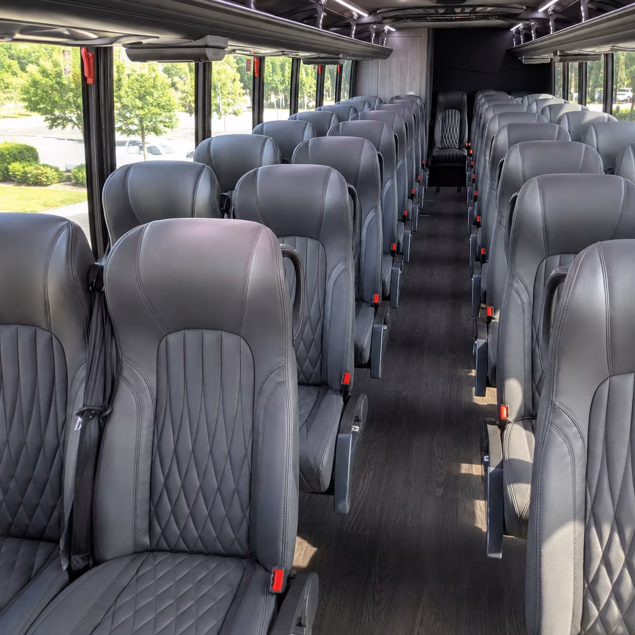north charleston 30 passenger minibus inside