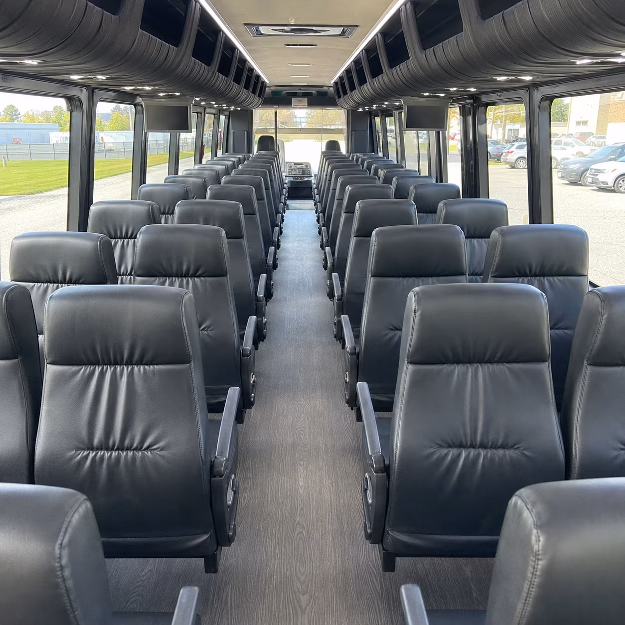 north charleston 30 passenger minibus interior