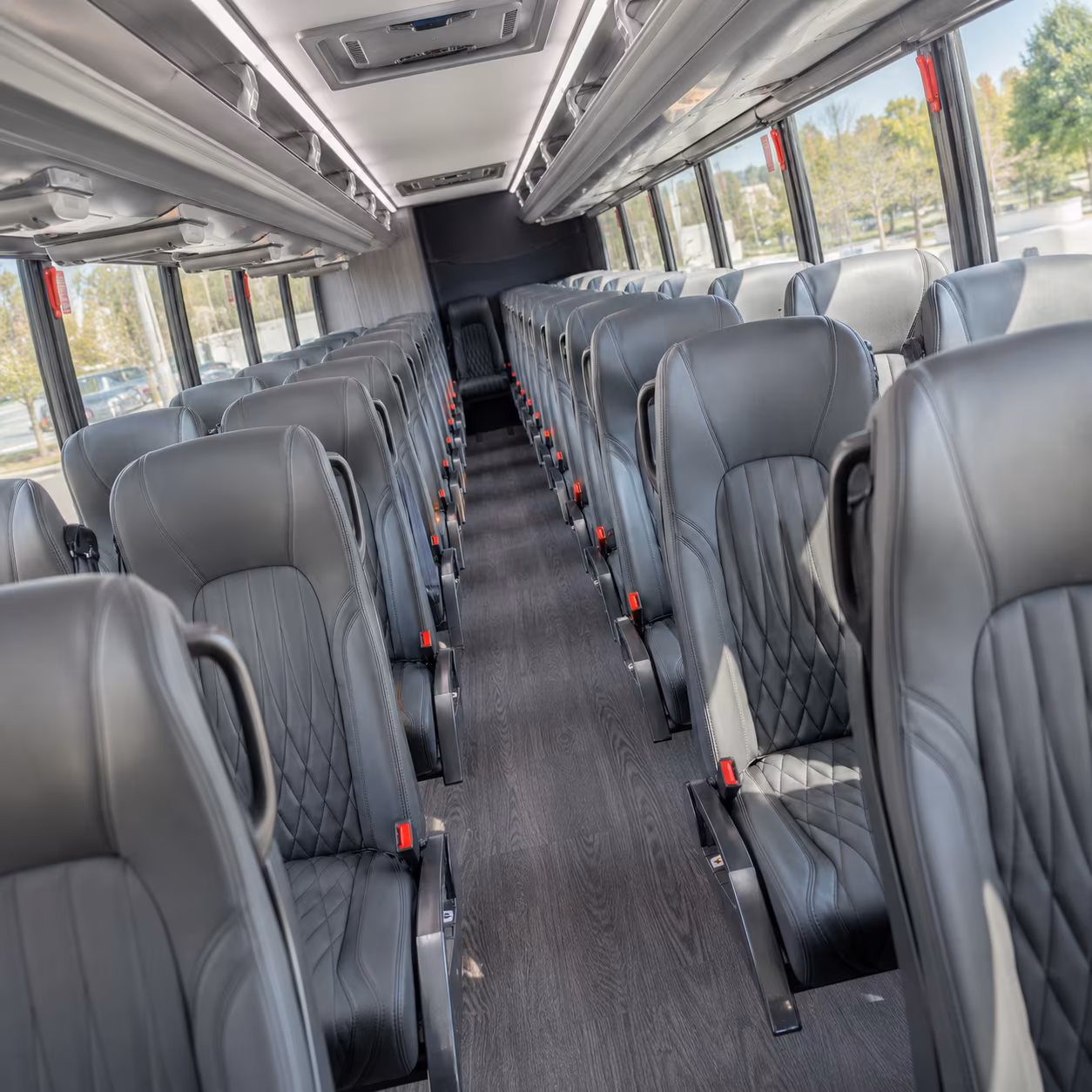 north charleston 35 passenger minibus inside
