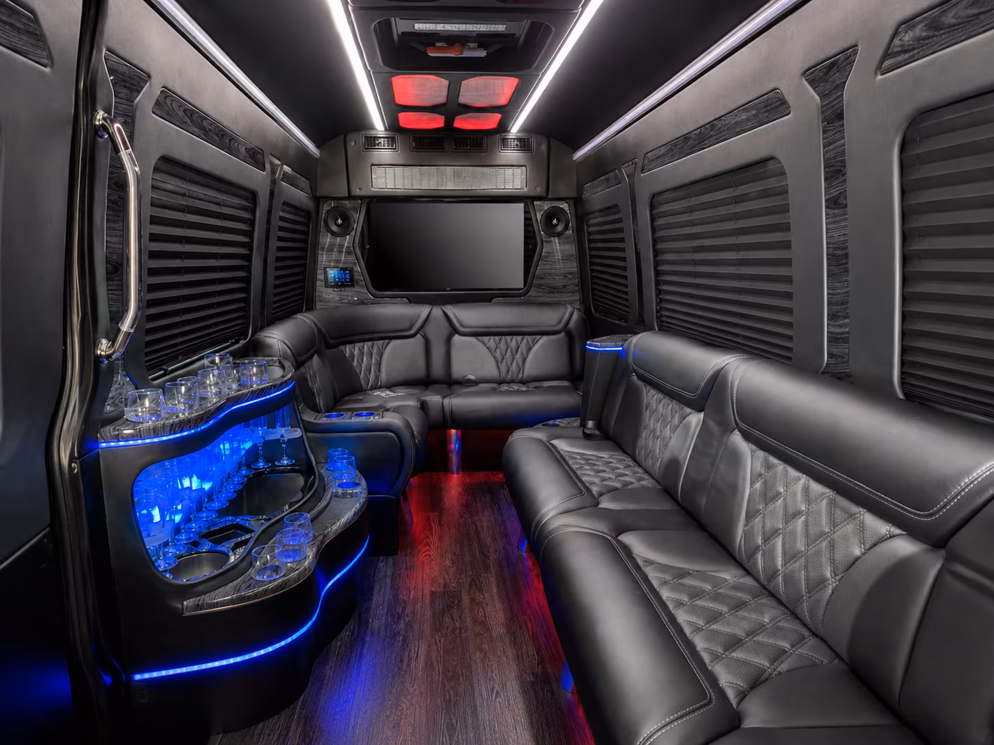 north charleston 50 passenger party bus