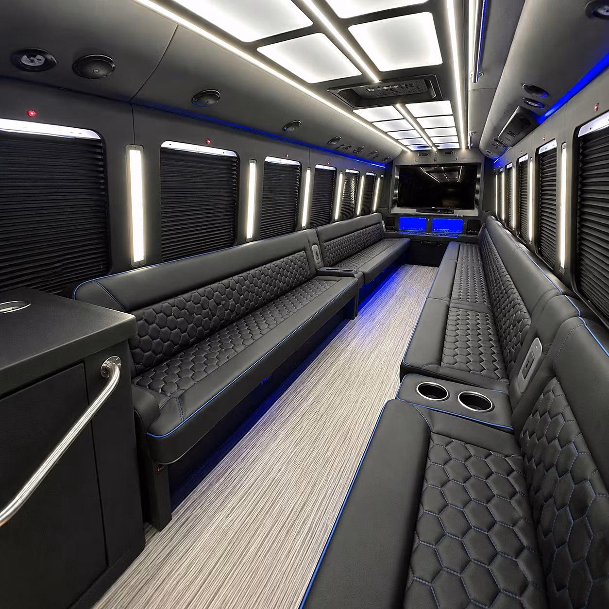 north charleston new years eve party bus rental
