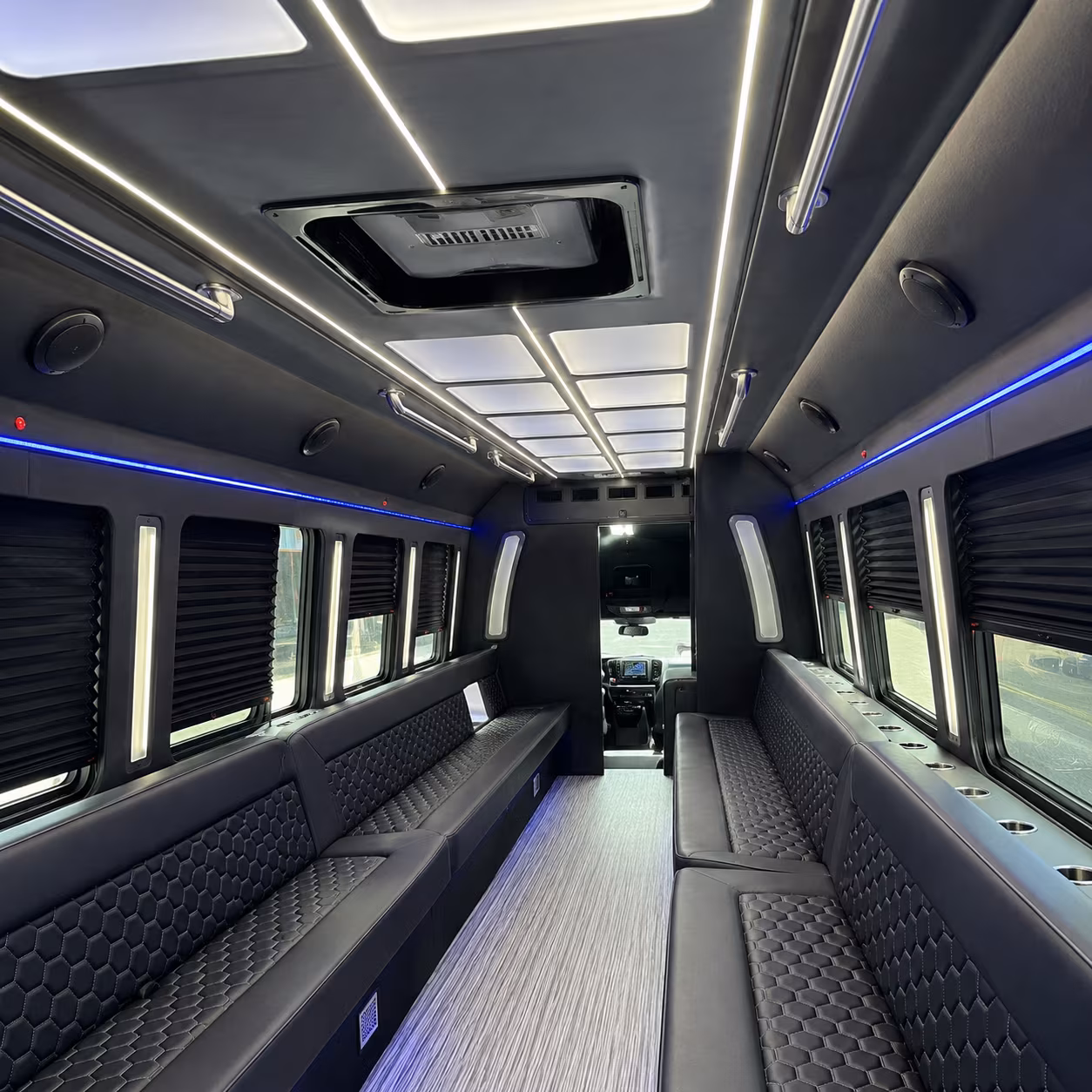 north charleston party bus rental interior