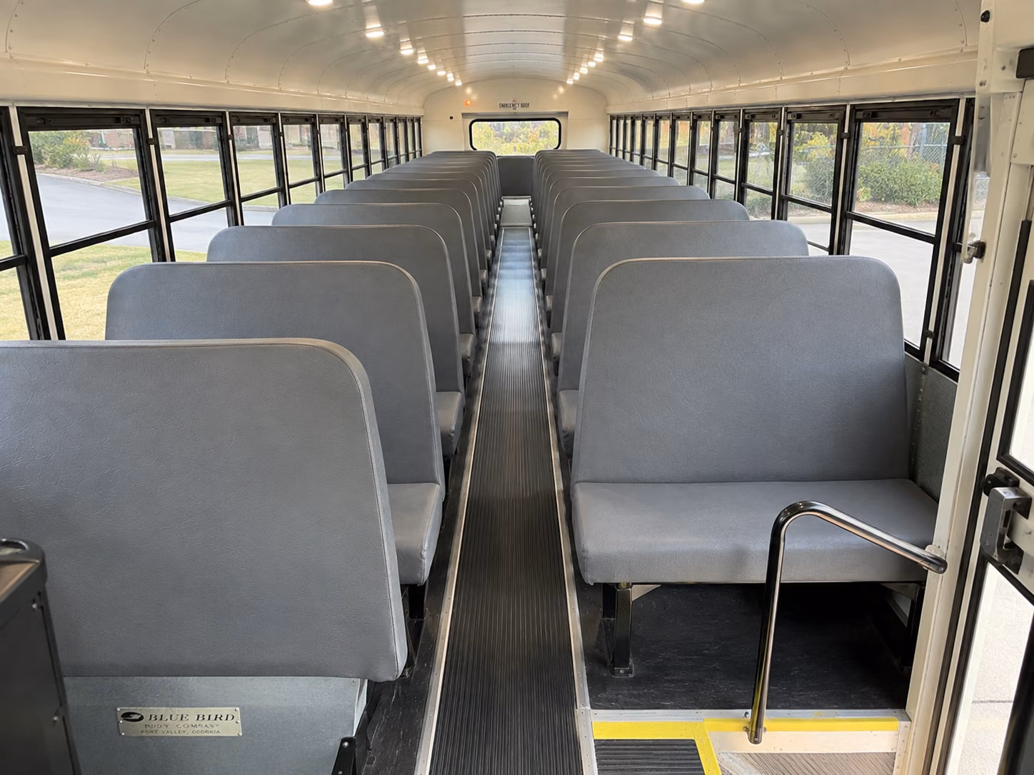 north charleston school bus inside