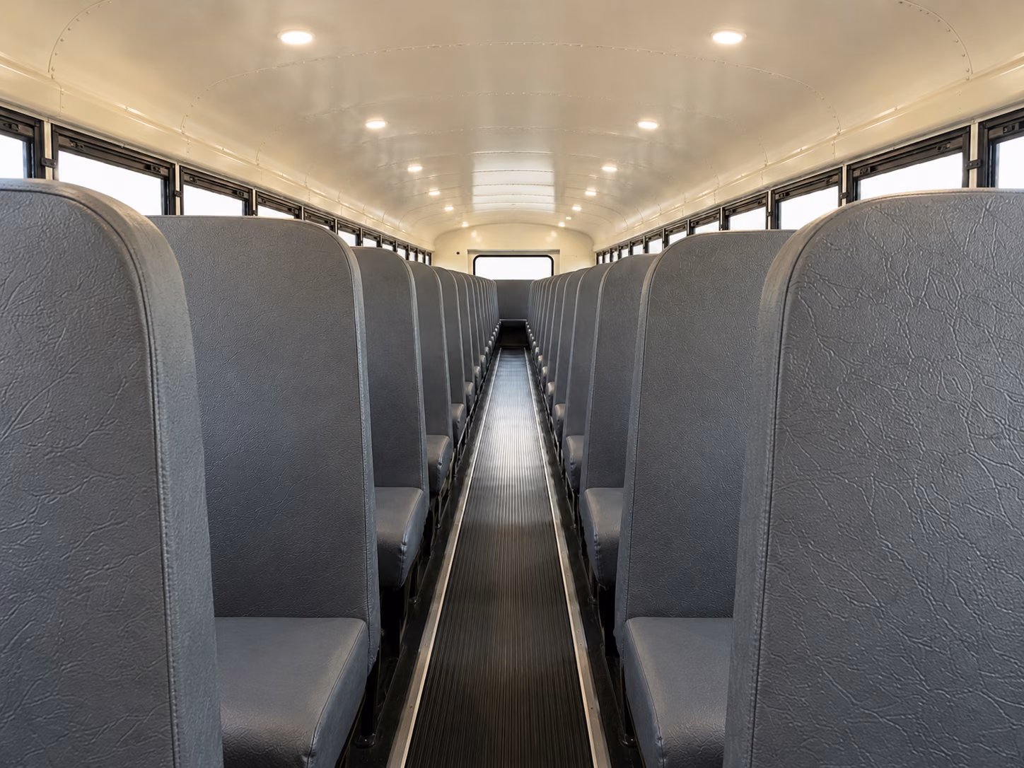 north charleston school bus interior