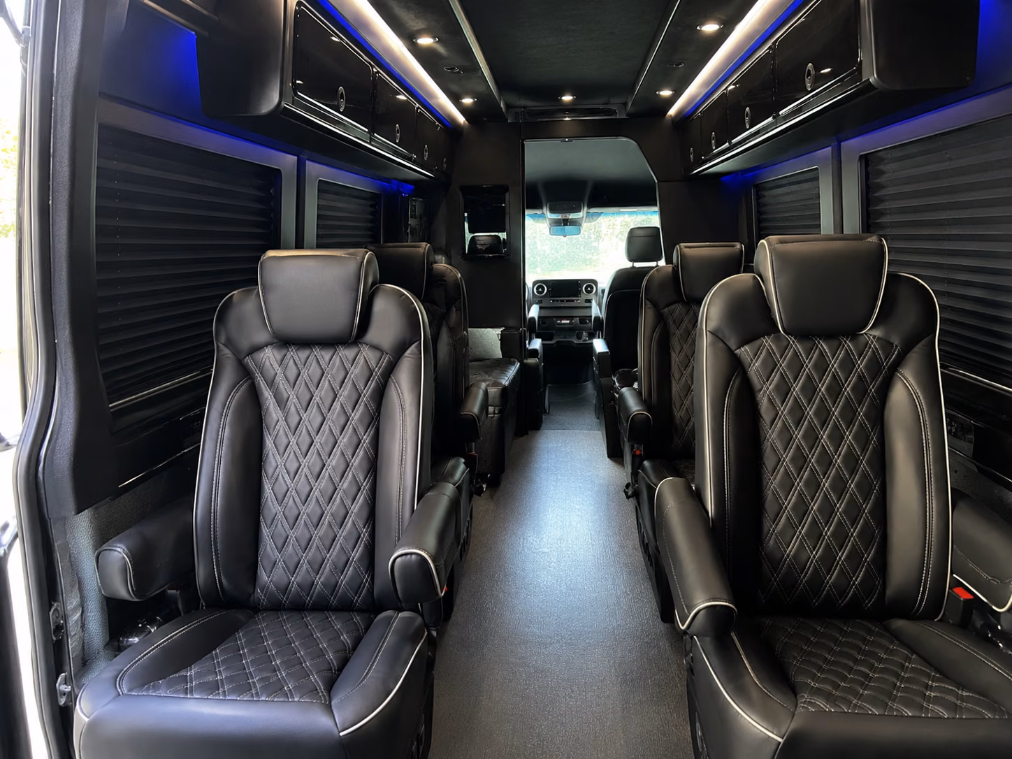 north charleston sprinter van with driver inside