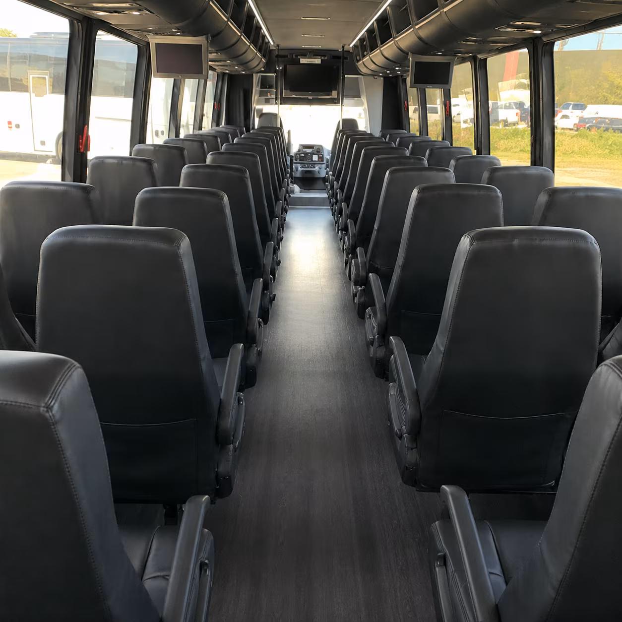 rehearsal dinner and day after brunch bus rentals in north charleston